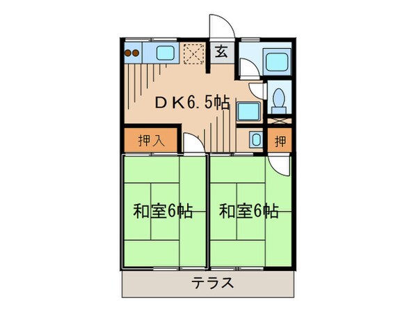 キクノハイツの物件間取画像